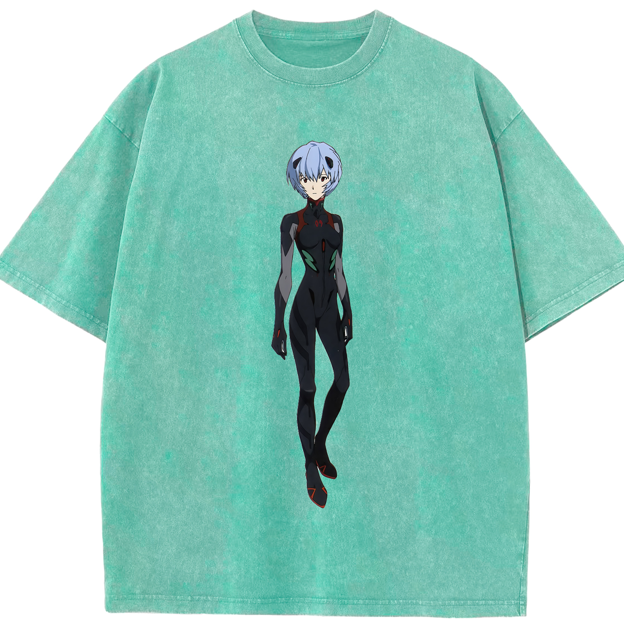 （画像用） EVA 新世紀エヴァンゲリオン 綿100% ヴィンテージ風 半袖Tシャツ（フロントプリント）